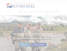 Tablet Screenshot of flyfishsitka.com
